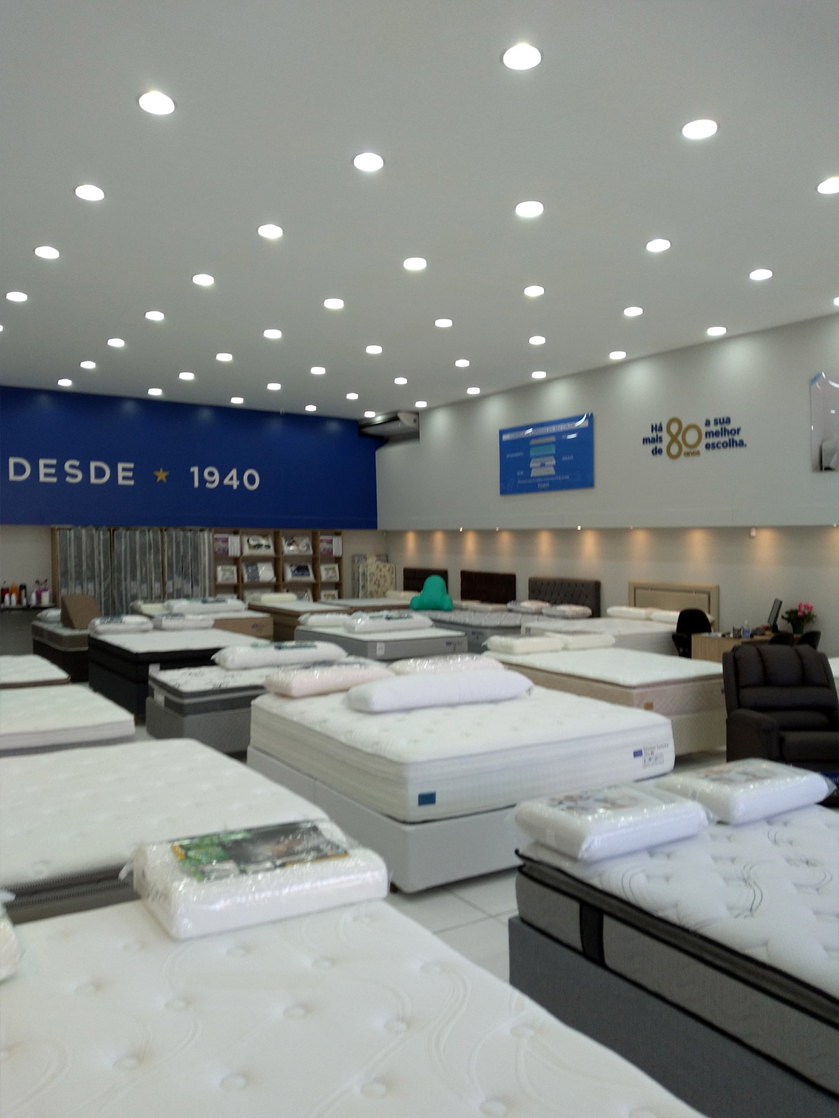 Exposição de colchões Probel